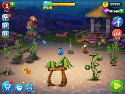 Взломанный Fishdom