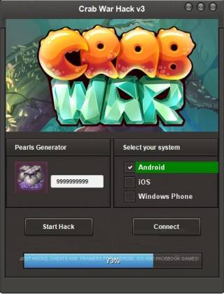 Чит для Crab Wars