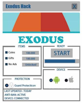 Чит для Exodus
