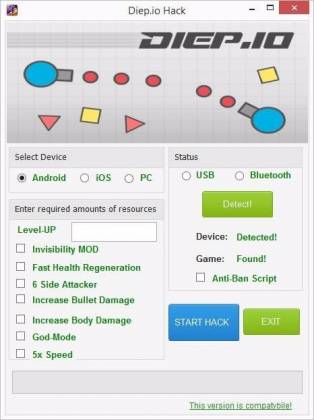 Чит для diep.io