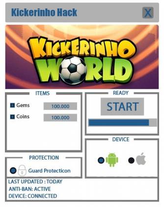 Чит для Kickerinho World