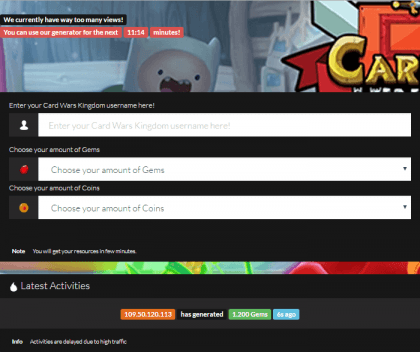 Взломанная Card Wars Kingdom