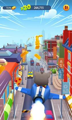 Скачать Говорящий Том бег за золотом