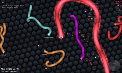 Игра Slither.io