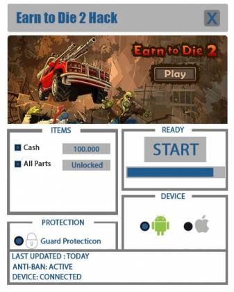Чит для Earn to Die 2