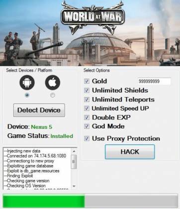 ЧИТ для World at War: WW2 Strategy