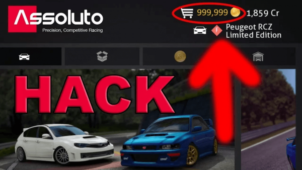 Взлом Assoluto Racing деньги на покупки