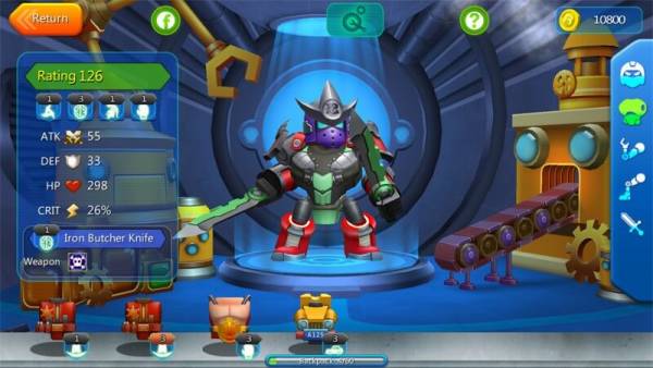 Взлом Herobots - Build to Battle бесплатно покупки