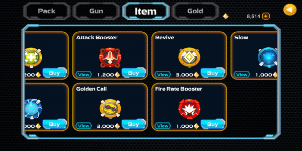 Взлом Galaxy Gunner оружие без перезарядки