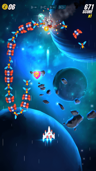 Взлом Galaga Wars как рекламу убрать