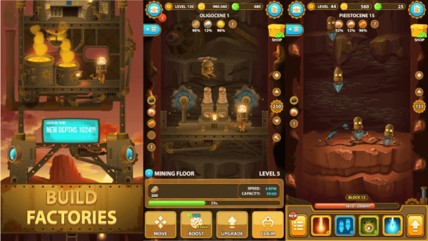 Взлом Deep Town: Mining Factory много денег