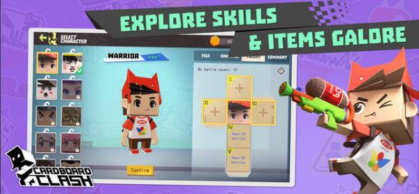 Взлом Cardboard Clash на кристаллы