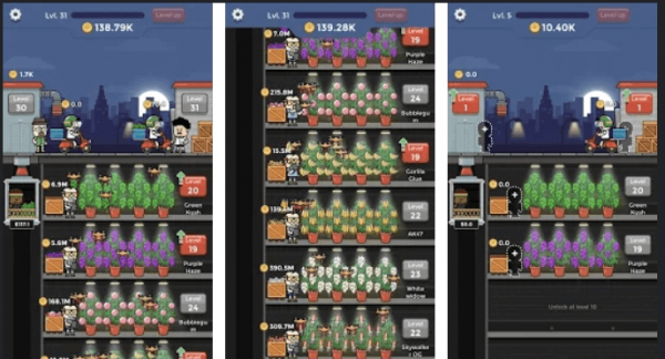 взломанный Weed Factory Idle