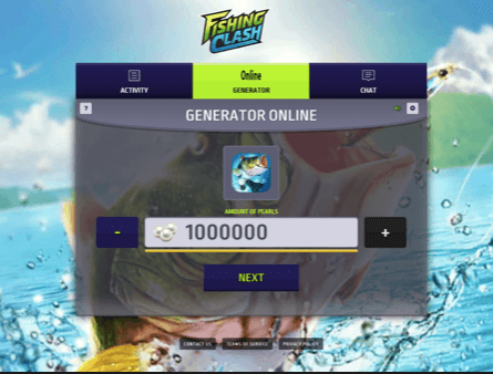 чит коды Fishing Clash