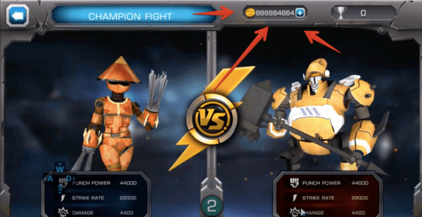 взломанный Clash of Robots