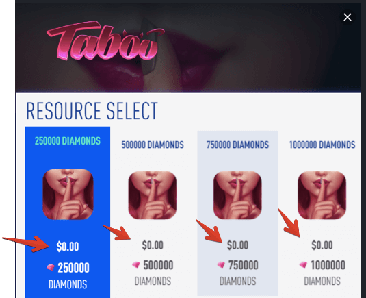 скачать взлом Tabou Stories