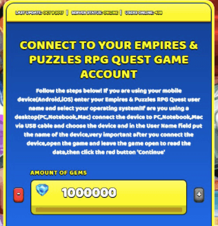 взлом Empire & Puzzles на сундуки