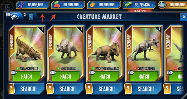 Jurassic World мод