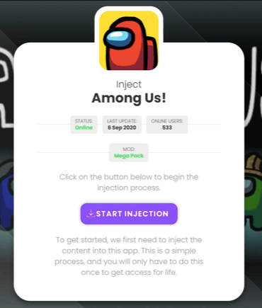 Among US взломанный